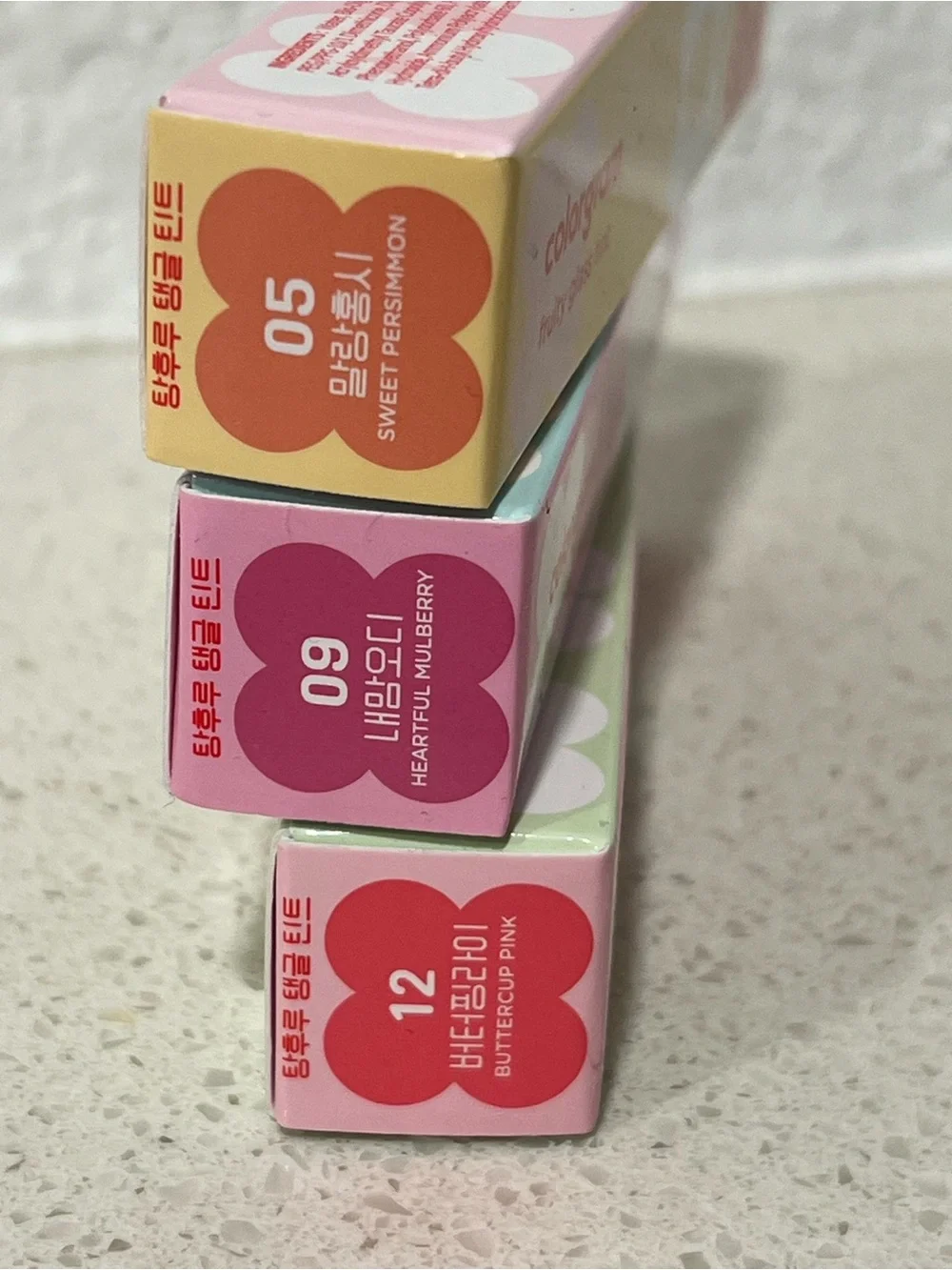 colorgram Fruity Glass Tint Lip Trio